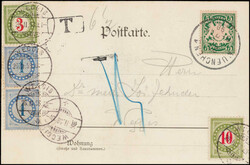 15: Old German States Bavaria - Postage due stamps