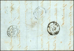 40 Rp.-Frankatur, 40 Rp. grün, farbfrisch, sauberer Stempel BASEL 26 ...