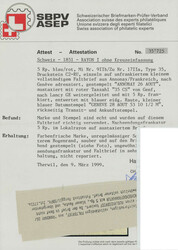 5 Rp. (Stein C2/RU,Type 5), sehr farbfrisch, teilweise angeschnitten ...