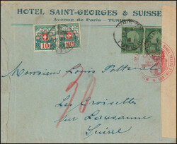 1916+1930, 1 Zensur-Brief und 1 weiterer, unterfrankierter Brief, ...