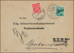 5665: Suiza, sellos de uso oficial para las autoridades federales