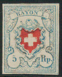 Type 15, LO, sehr farbfrisch, ungebraucht, ohne Gummmi, allseitig ...