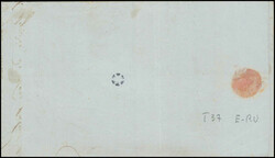 10 Rp.-Frankatur, Stein E-RU, Type 37, sehr farbfrisch, gut- bis ...