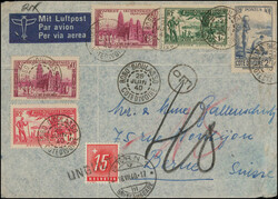 1940, schöne Flugpostfrankatur, saubere Stempel BOBO DIOULASSO 25 ...