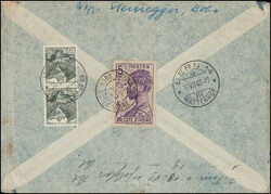 1940, schöne Flugpostfrankatur, saubere Stempel BOBO DIOULASSO 25 ...