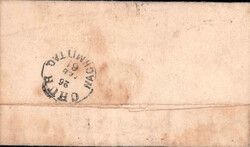 1861, VALLENDAS auf Brief und mit Marke überklebt, danach ein ...