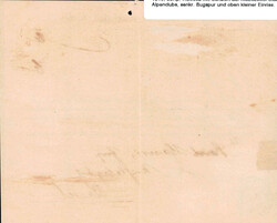 1910, 35Rp. Helvetia mit Schwert auf Klebezettel Stämpfli & Cie, ...