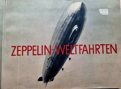 1932, Zeppelin-Weltfahrten, Sammelbuch mit allen 264 ...