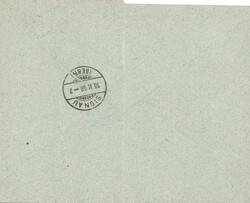 1908, 5Rp. Mischfrankatur Tellbub, Ziffermarke, von Rüderswyl nach ...