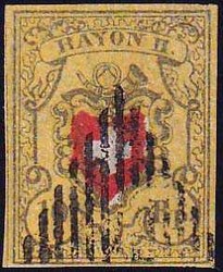5655106: Rayon II, gelb, ohne Kreuzeinfassung (STEIN D)