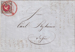 Sehr saubere und farbenfrische Marke mit besonders markantem ...