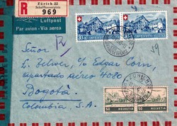 5657: Schweiz Pro Patria - Flugpostmarken