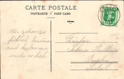 1908, "Restaurant Vogelsang, Böckten", s/w Lichtdruckkarte, passend ...