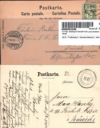 1903, "Gruss aus Gelterkinden - Brunngasse - Rössliplatz - ...