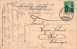 1917, "Gruss aus Ormalingen", farbige Lichtdruckkarte, mit passendem ...