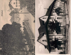 ca. 1910/25, "Allschwil", s/w Lichtdruckkarte und "Allschwil, Rest. u ...