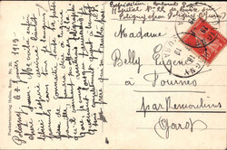 1919, "Courgenay - Soldatenstube", s/w Lichtdruckkarte, sehr belebte ...