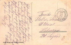 ca. 1915, "Courgenay", s/w Lichtdruckkarte, belebte Strassenansicht, ...