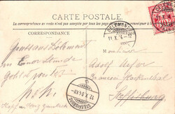 1904, "Delémont", s/w Lichtdruckkarte vom "Bazar Jurassien", passend ...