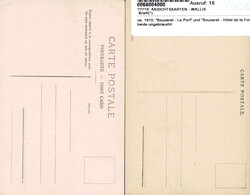ca. 1910, "Bouveret - Le Port" und "Bouveret - Hôtel de la Forêt", ...