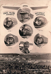Thema Luftfahrt: "Internationales Flugmeeting Zürich 1932", s/w ...