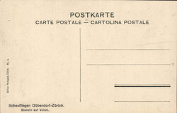 Thema Luftfahrt: "Schaufliegen Dübendorf-Zürich. Bianchi auf ...