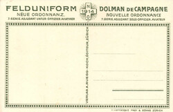 Thema Militär: Militärpilot mit Flugzeug, farbige Künstlerkarte ...