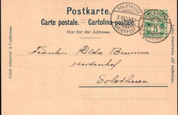 Thema Telegraphie: "Zum 50 jähr. Jubiläum d. schweiz. Telegraphie ...