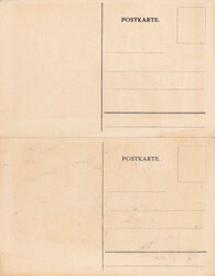 Thema Reklame: "Conserves Lenzbourg" (heute Hero), zwei farbige ...