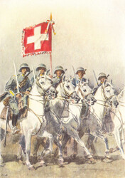 Thema Militär: 8 verschiedene Künstlerkarten von Iwan Edwin ...