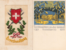 Thema Militär: "Weihnachten an der Grenze - Bataillon 99 - 1915", ...
