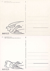 Thema Kunst: "Hans Erni", zwei farbige, nummerierte Maximumkarten mit ...