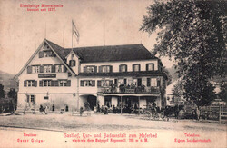 1908, "Gasthof, Kur- und Badeanstalt zum Hoferbad" in Appenzell, s/w ...