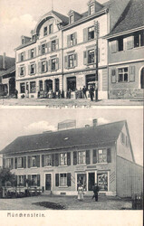 ca. 1910, "Münchenstein - Handlungen von Emil Ruch", s/w ...