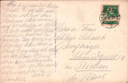 1923, "Pension u. Wirtschaft z. Blume Rickenbach", s/w ...