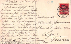 1918, "Oberried am Brienzersee", s/w Lichtdruckkarte mit Ansicht vom ...