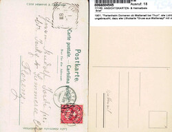 1901, "Ferienheim Dorneren ob Wattenwil bei Thun", s/w ...