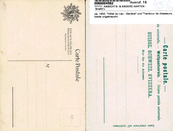 ca. 1900, "Hôtel du Lac - Genève" und "Tambour de chasseurs, 1814", ...