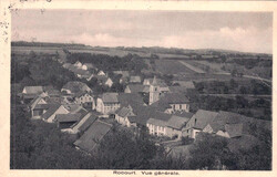 1929, "Rocourt. Vue générale", s/w Lichtdruckkarte, passend gest. ...