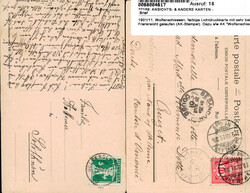 1901/11, Wolfenschiessen, farbige Lichtdruckkarte mit sehr belebter ...