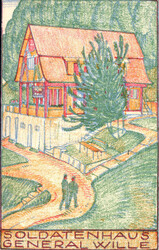 ca. 1920, "Soldatenhaus General Wille" ob Ifenthal am Hauenstein, ...