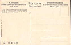 Thema Auto: "III. Schweizerische Automobil-, Fahrrad- und ...