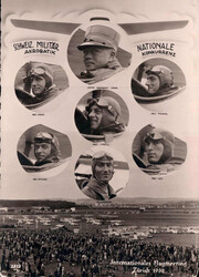 Thema Luftfahrt: "Internationales Flugmeeting Zürich 1932", s/w ...