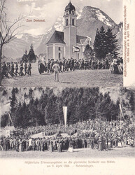 ca. 1910, "Alljährliche Erinnerungsfeier and die glorreiche Schlacht ...