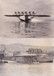 Thema Luftfahrt: "Dornier - Riesenflugzeug Do-X" 1932 in Zürich, ...