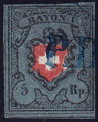 5655096: Rayon I, dunkelblau ohne Kreuzeinfassung