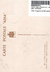 1948, Fingerhut auf MK gestempelt GRYON 17.III.49Automatically ...