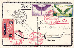 7690: Sammlungen und Posten Zeppelin und Luftpost
