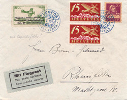 5659100: Schweiz - Flugpost - Werbevignetten