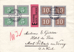 1945, 60Rp.-Express mit Aufgabe Bahnpost-Ambulant (19.V.46-4278) ...